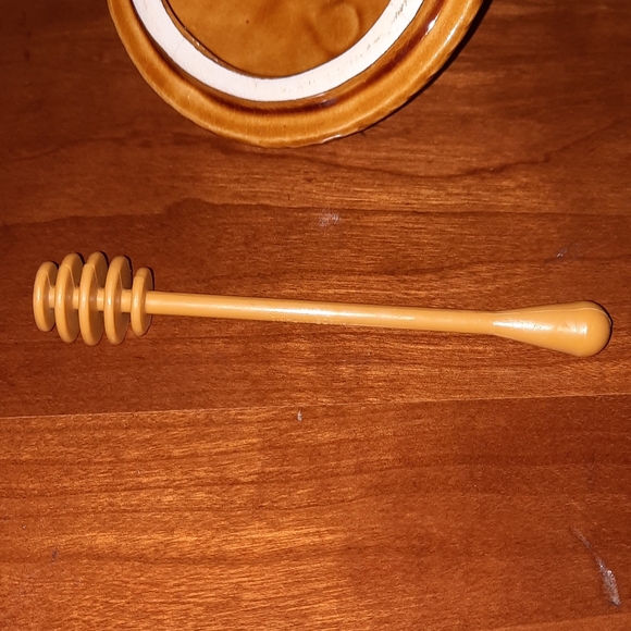 Ceramic Japanese made honeycomb honey pot - Picture 5 of 7